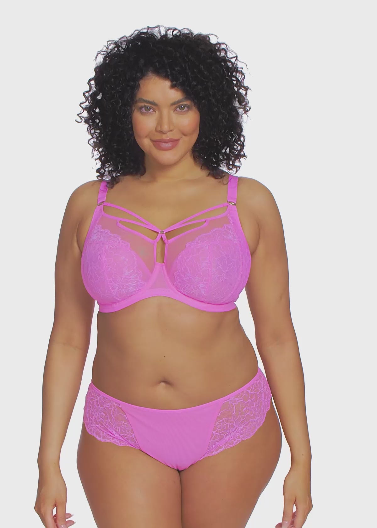 Elomi Brianna Plunge Bra - Very Pink – Sheer Essentials Lingerie & Swimwear