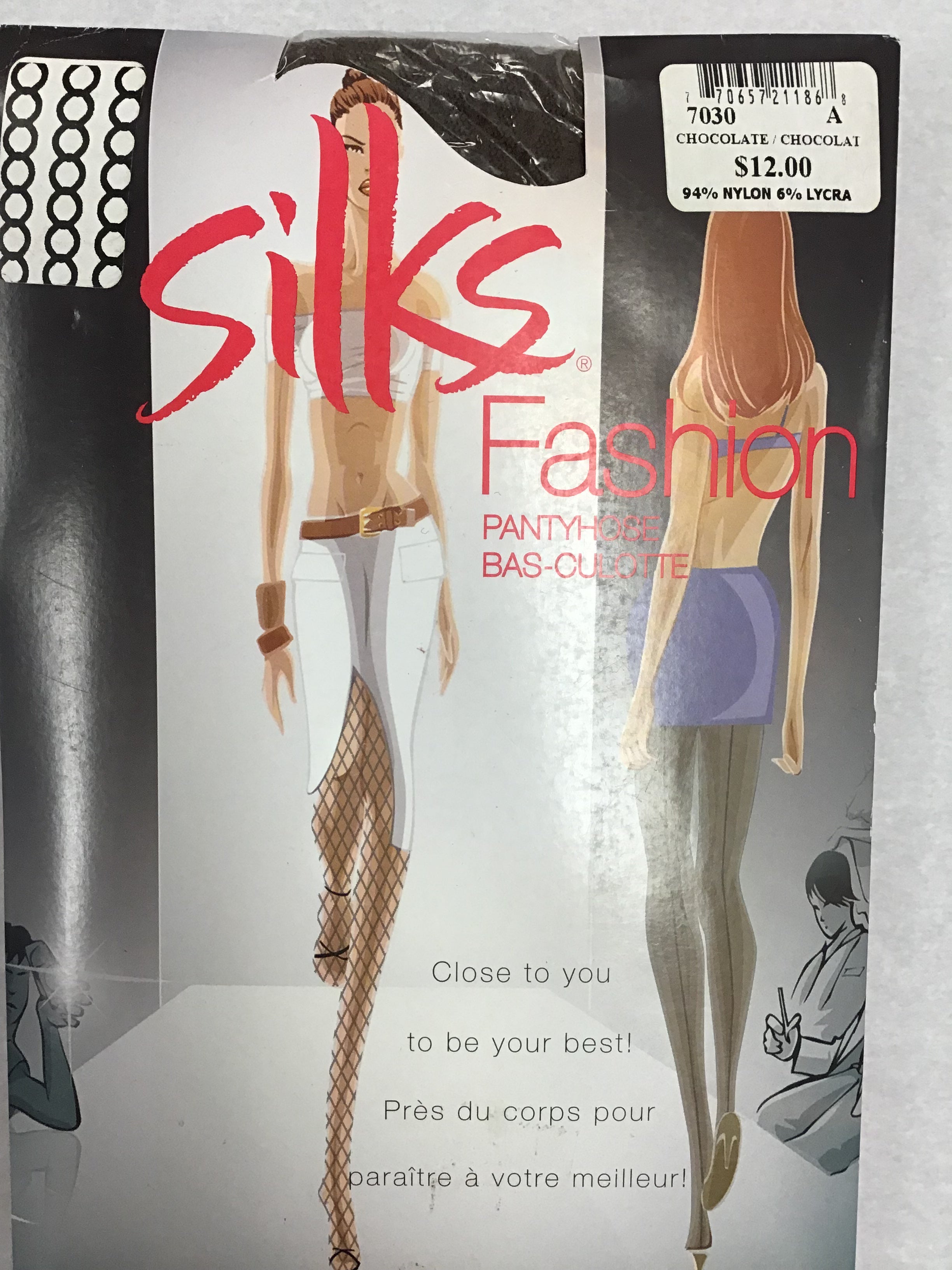 Silks Essentials Silky Sheer Leg Pantyhose, 6 Pairs