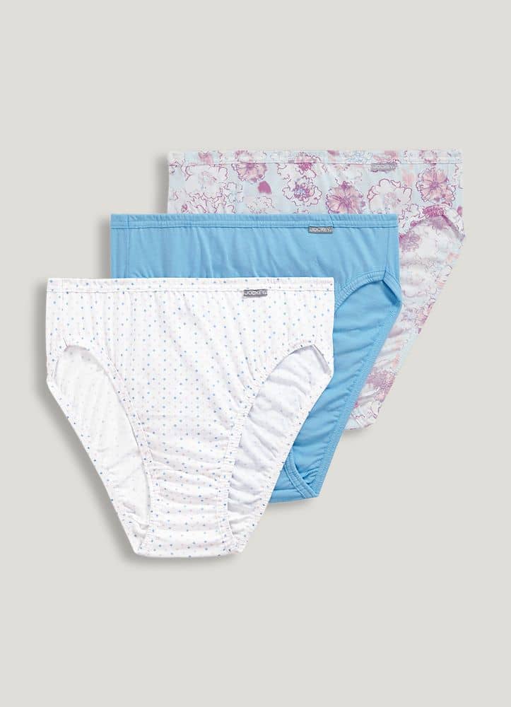 Jockey Essentials Women's No Panty Line Brief Underwear - 3 pack 