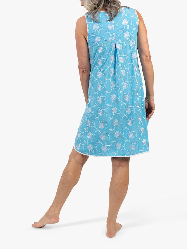 Leona Embroidered Swing Nightgown