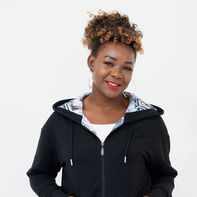 Sky Bamboo & Cotton Hoodie - Black