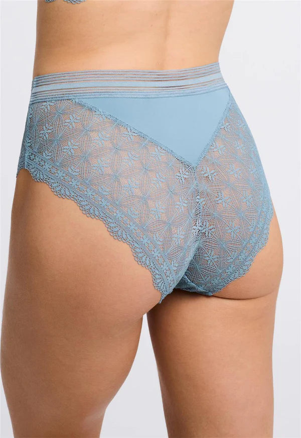 Salt Spring High Waist Brief - Sea Salt