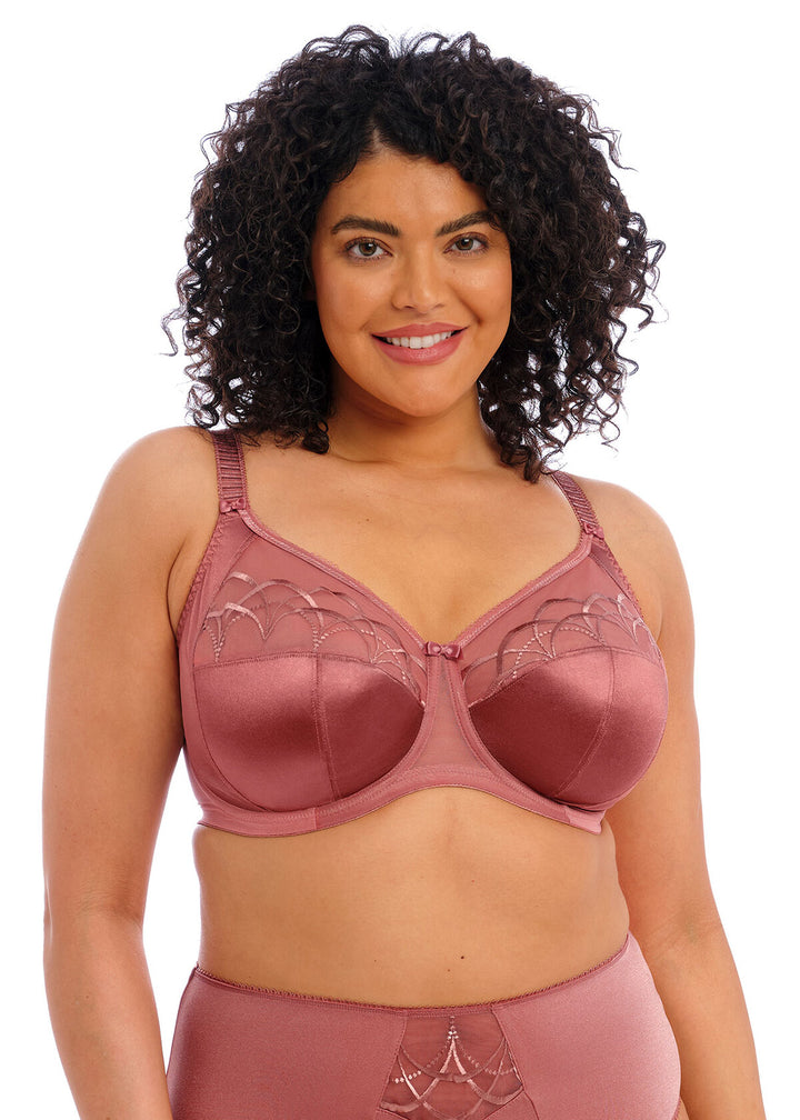 Elomi Cate Banded Underwire Bra - Rosewood