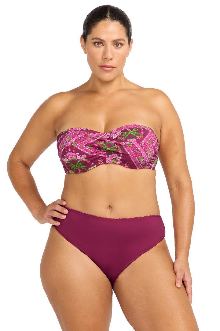 Shambala Monet Reversible Mid Rise Swim Bottom