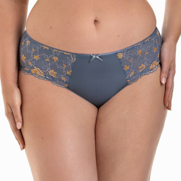 Colette High Waist Briefs  - Sky Grey