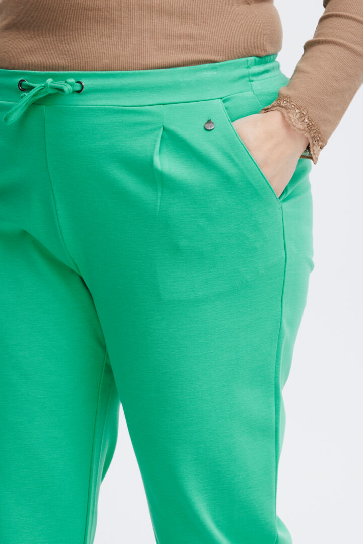 Green Stretch Pants