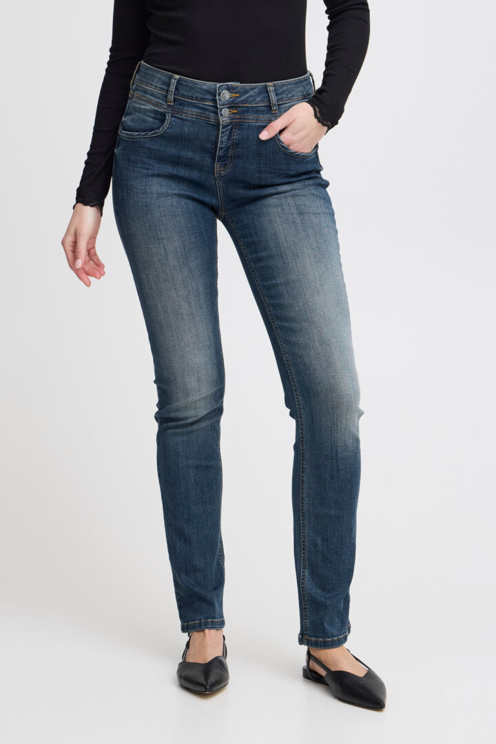 Fransa Omal Jeans - Metro Blue