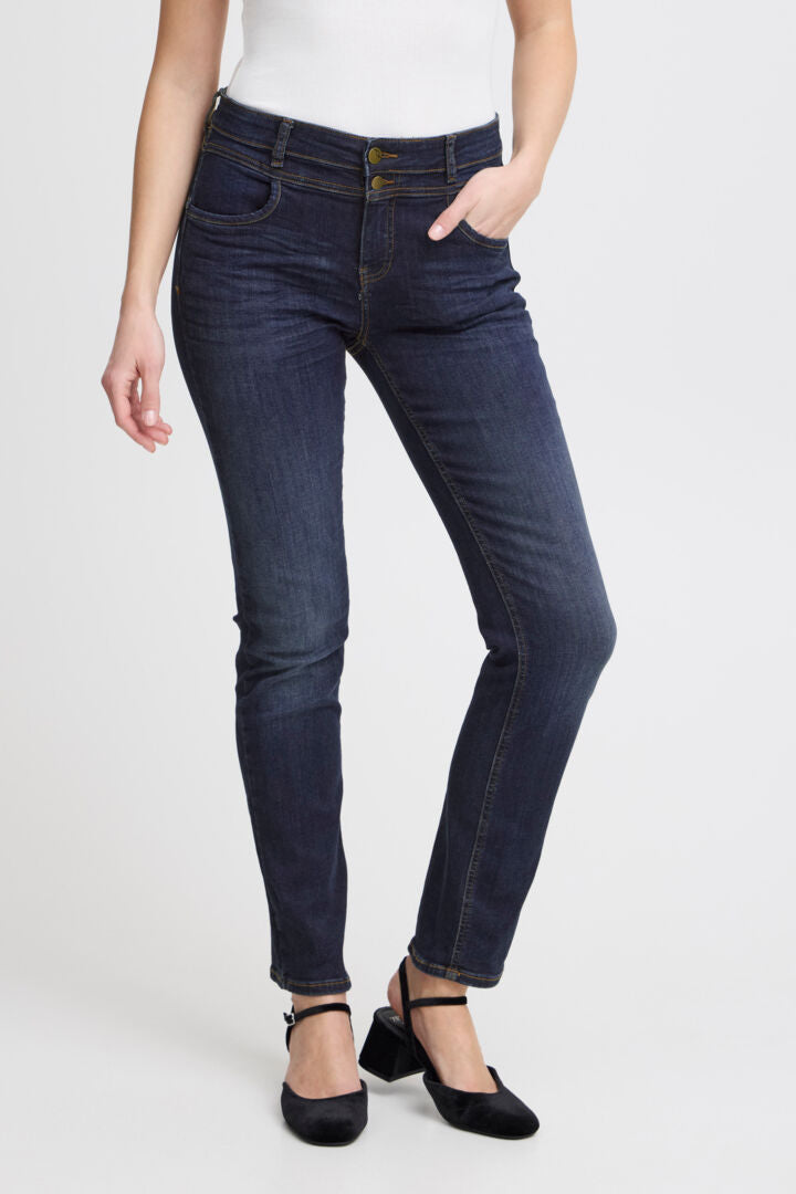 Fransa Omal Jeans - Indigo Blue