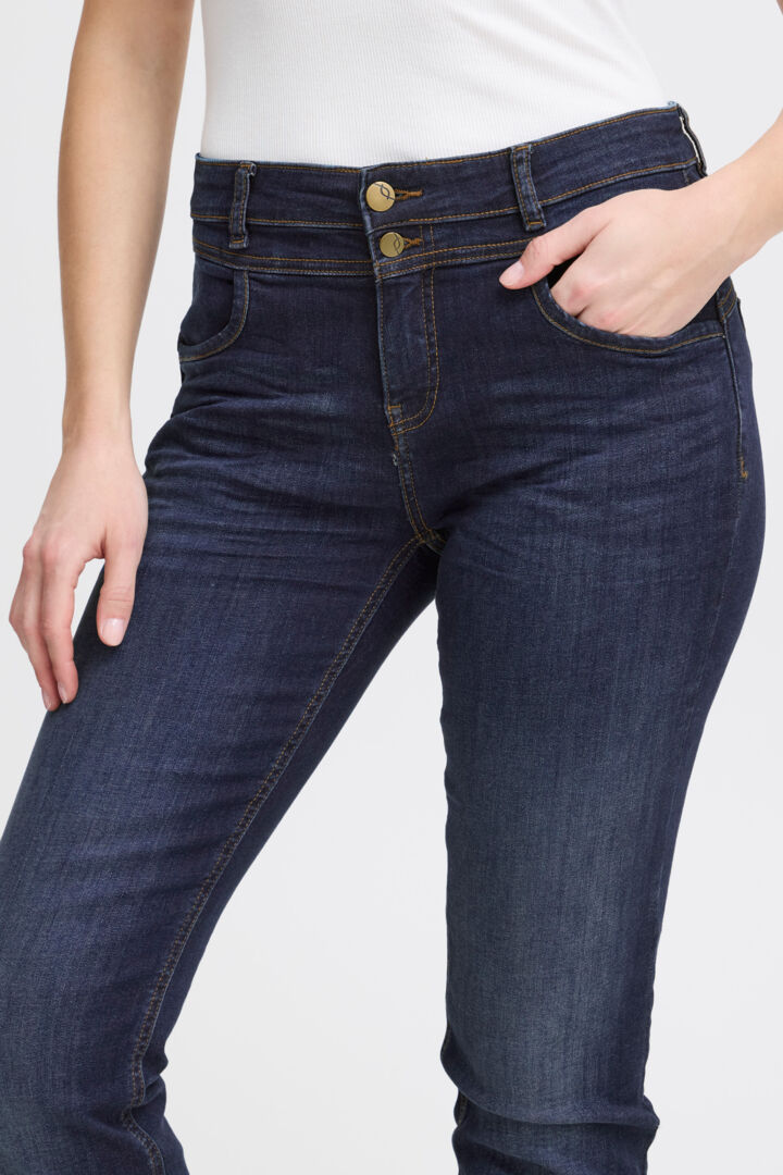 Fransa Omal Jeans - Indigo Blue