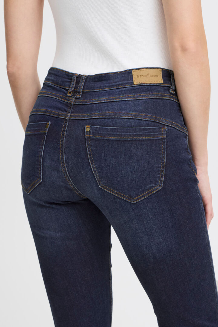 Fransa Omal Jeans - Indigo Blue