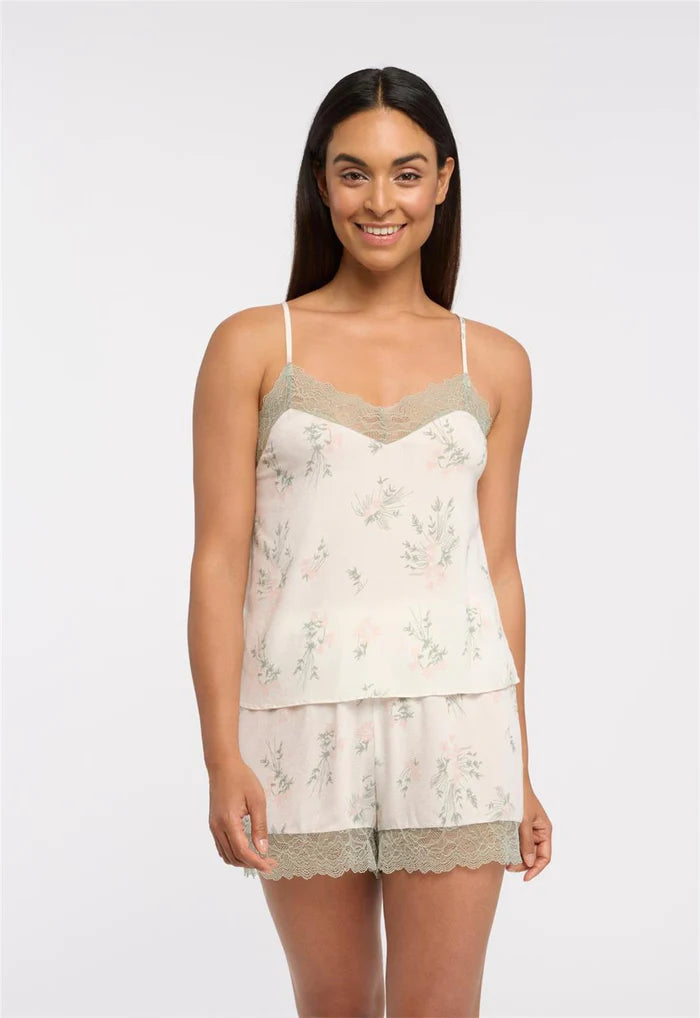 Andorra Cami & Tap Pant Set - Wildflower