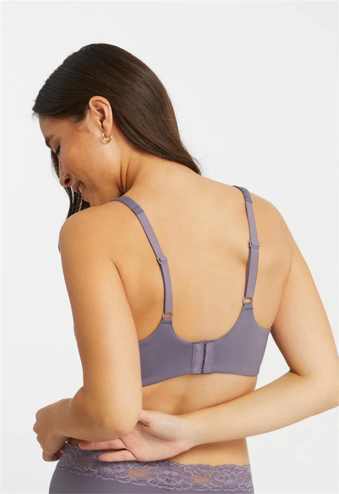 Mysa Cup-Sized Wire-Free Bralette - Purple Cloud