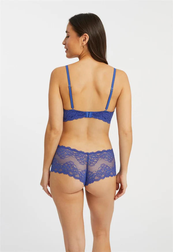 Flirt Demi Lace Bra - Sapphire