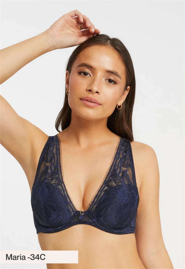 Botanical Mystique Plunge Bra - Empire