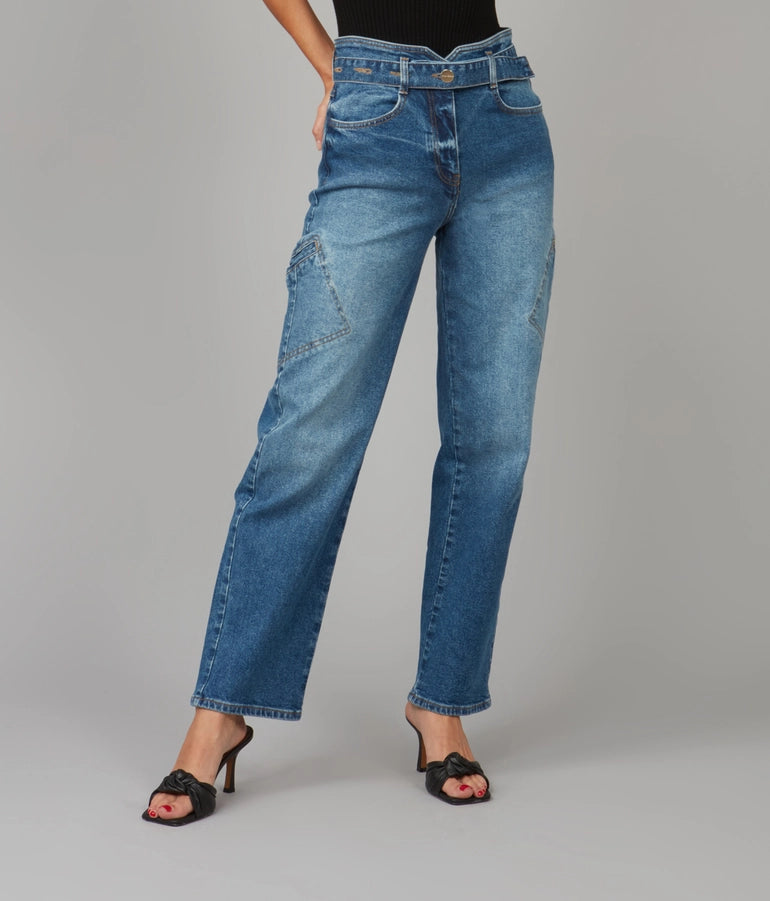 Cleo Ultra-High Rise Cargo Pant