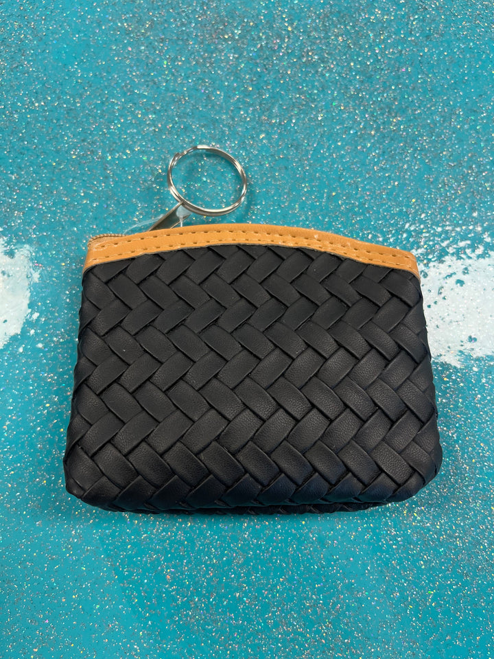 Faux Leather Knot Coin Purse