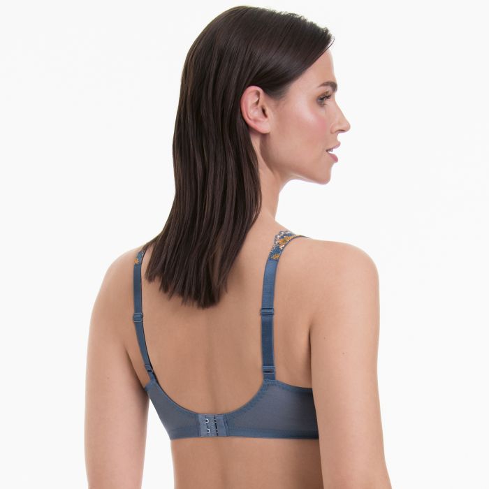 Colette Wire Free Spacer Bra - Sky Grey