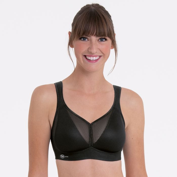 Air Control Sports Bra DeltaPad - Black