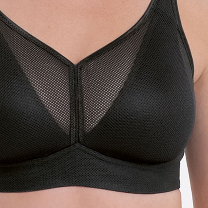 Air Control Sports Bra DeltaPad - Black