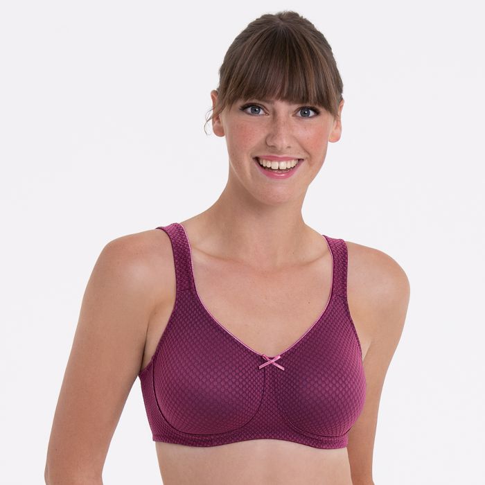 Anita Leni Mastectomy Bra - Plum