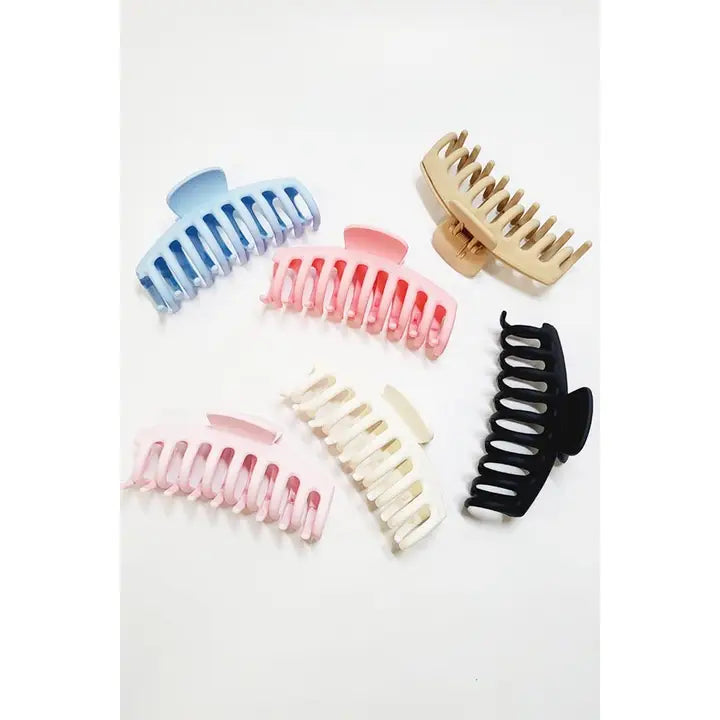 Matte Color Hair Claw Clip