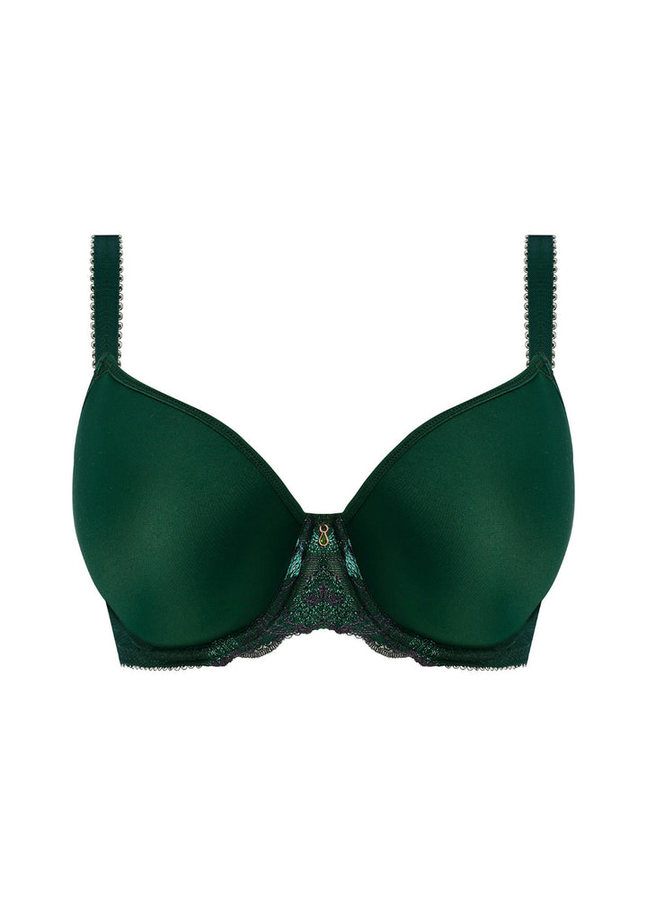 Freya Loveland Moulded Plunge T-Shirt Bra - Deep Emerald