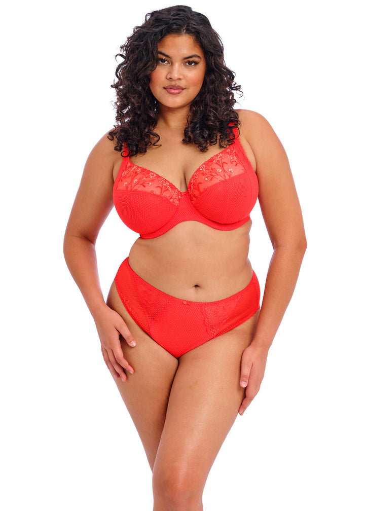 Charley Plunge Underwire Bra - Salsa