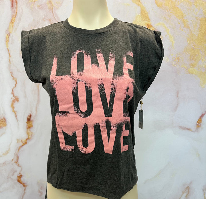 Love Crew Neck Raglan T-Shirt