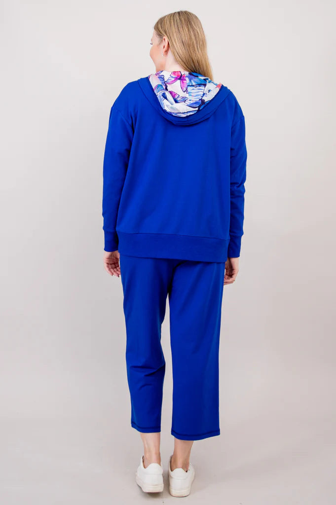 Sky Bamboo & Cotton Cobalt Hoodie