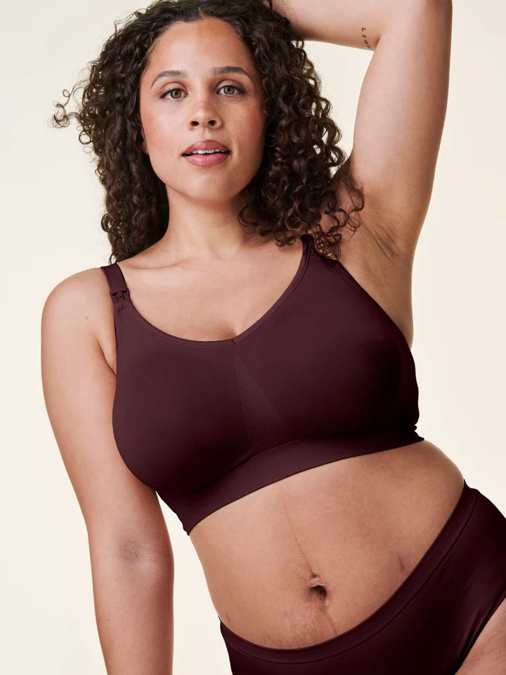 Body Silk Nursing Bra  - Cherry