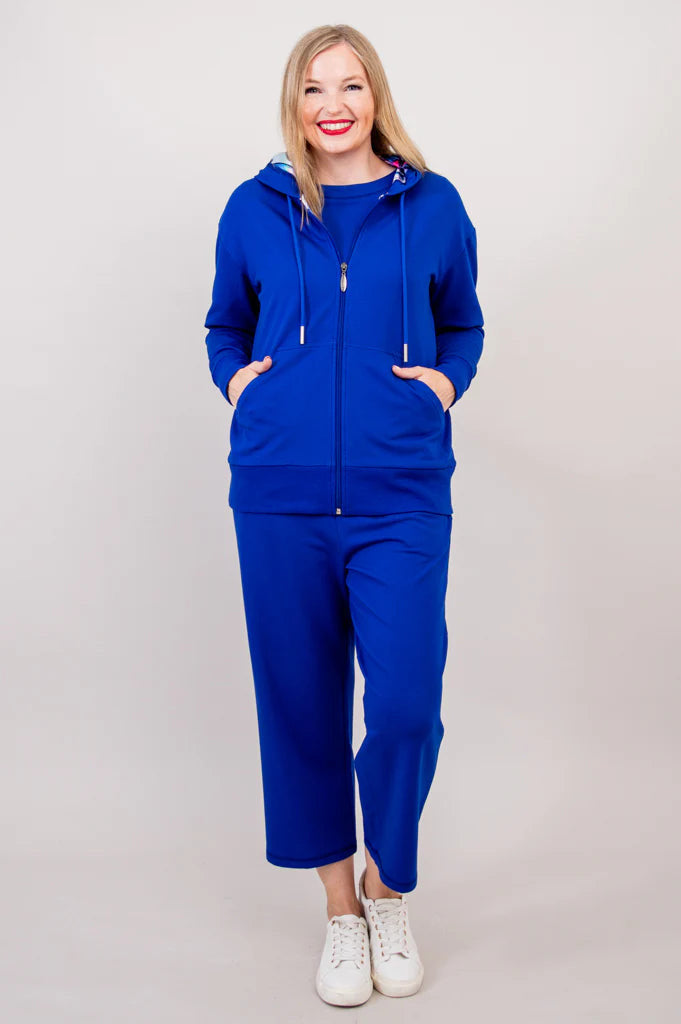 Sky Bamboo & Cotton Cobalt Hoodie