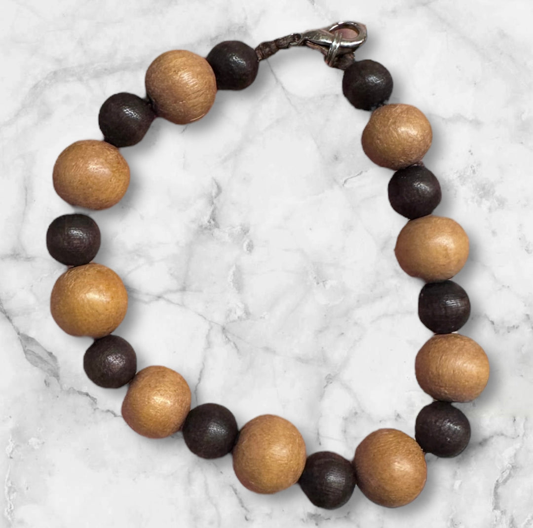 Wood Beaded Bracelet