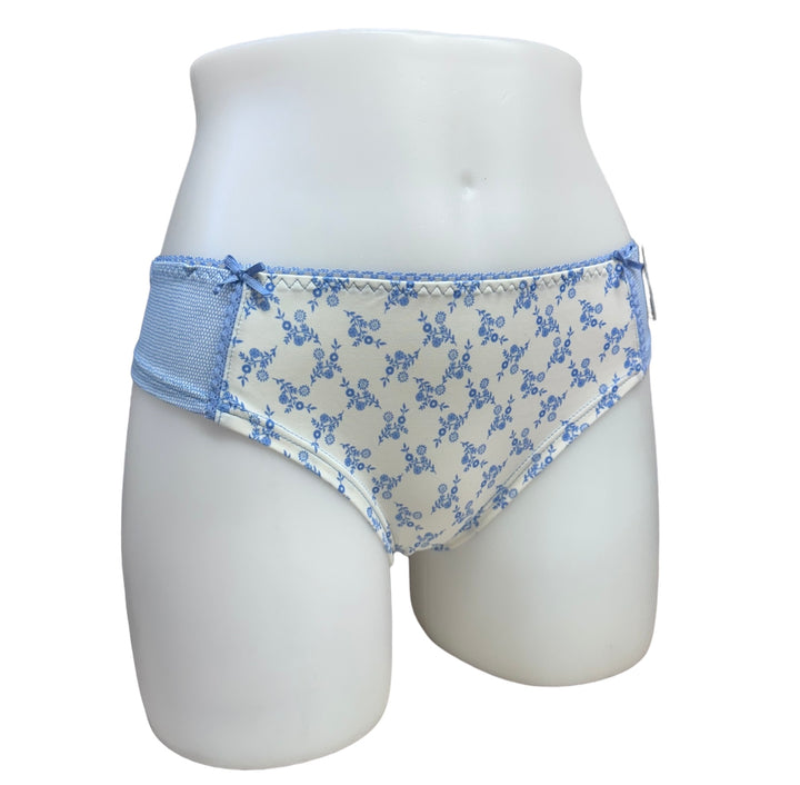 Blue Flower Thong - Size 2 X