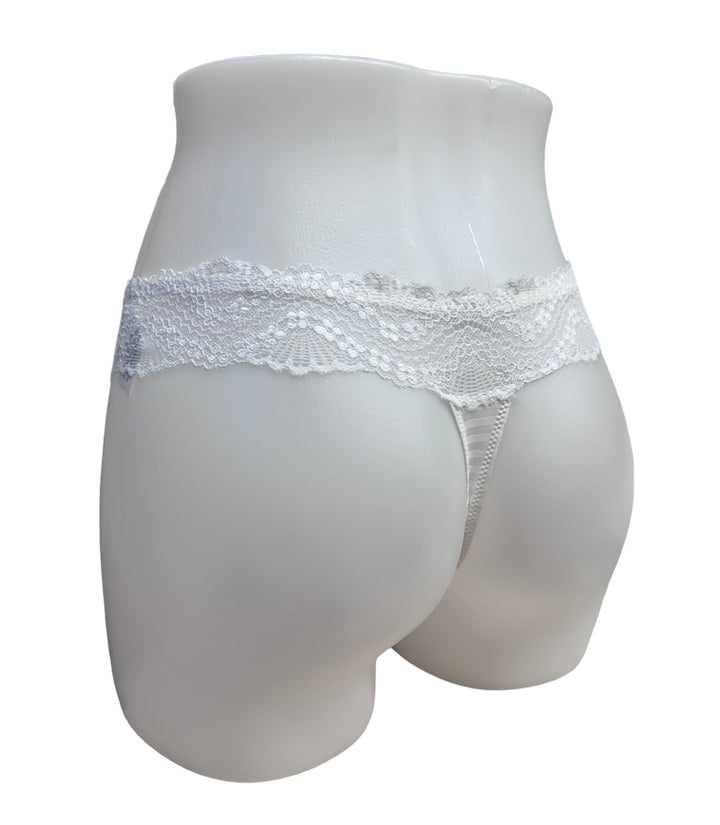 Sassa Lace Trim Thong