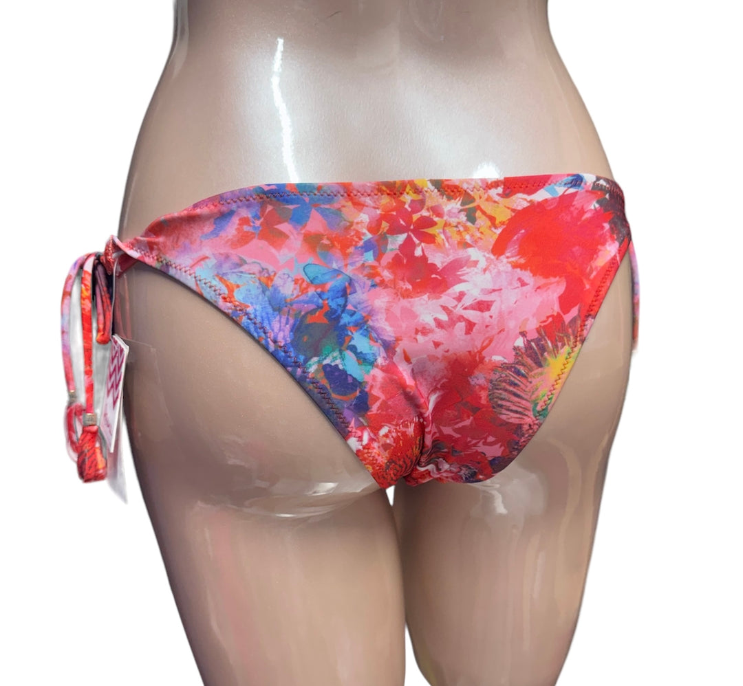 Tropical Dream High Leg Swim Bottoms - Size Medium