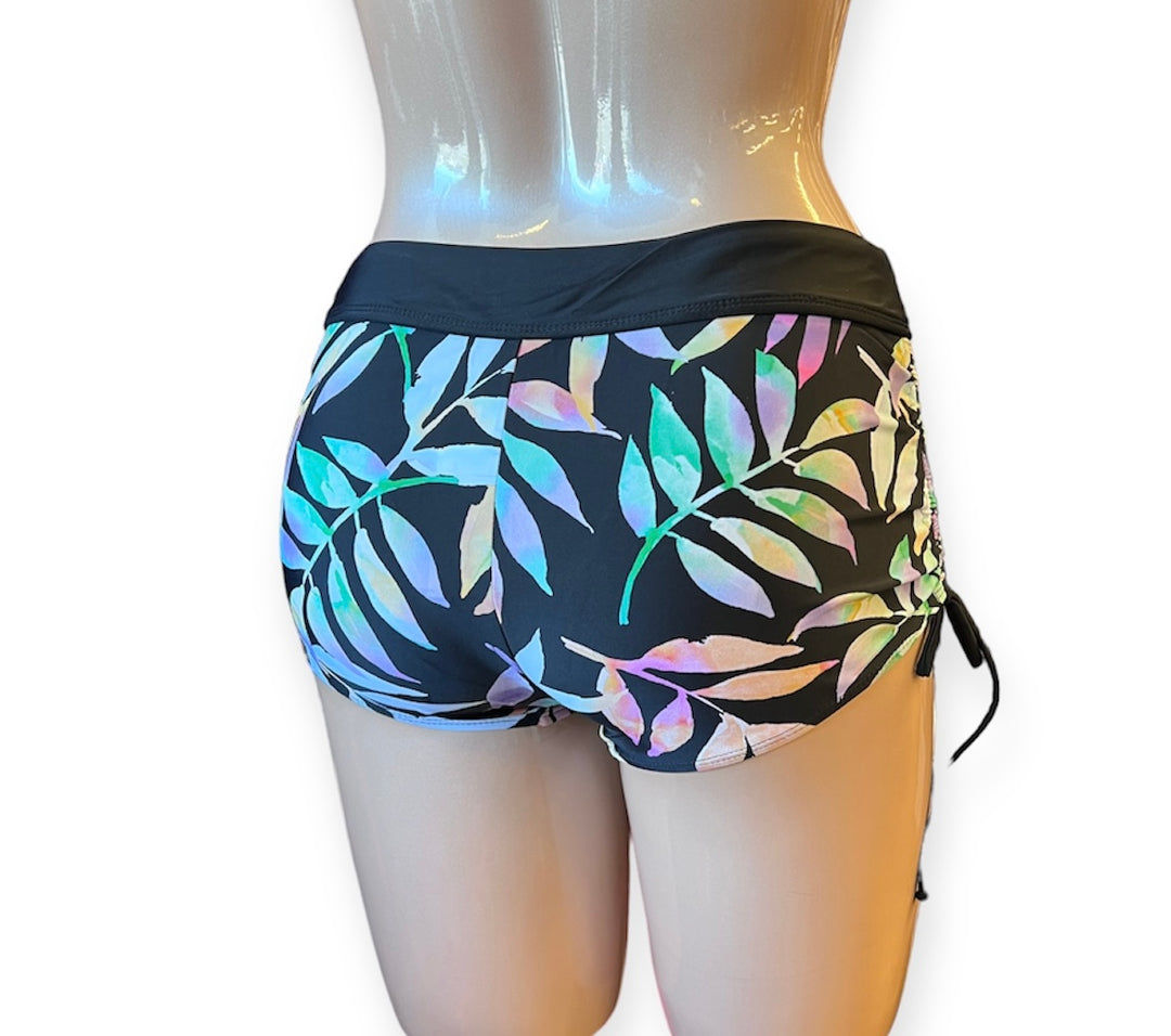 Side Tie Swim Short Bottom