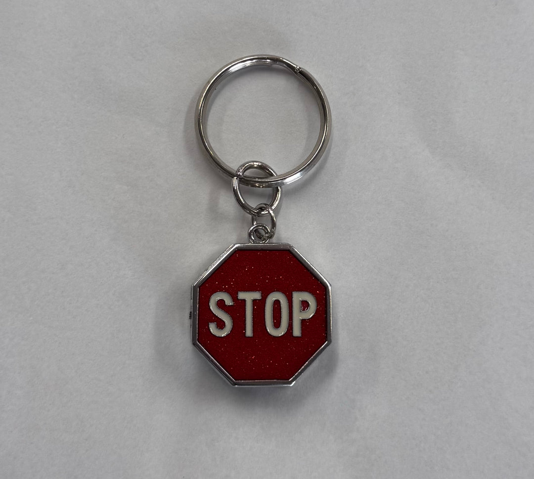 STOP Sign Keychain