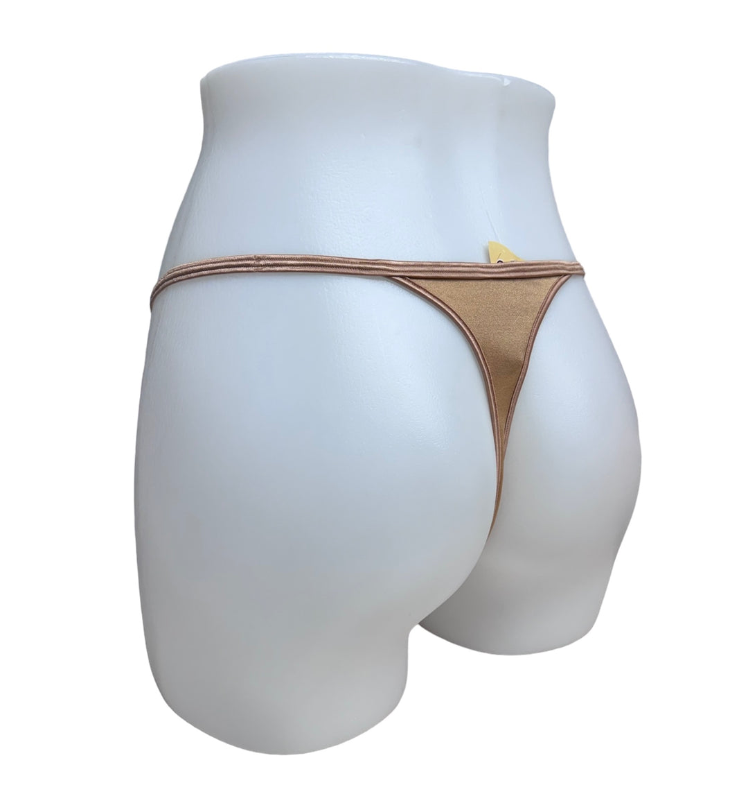 BB Curves Golden Thong - Size X-Large