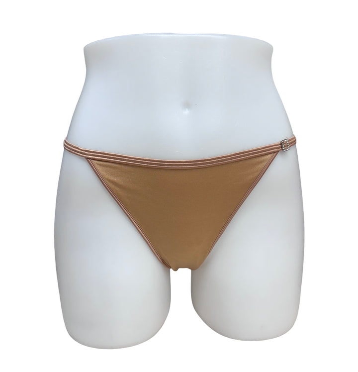 BB Curves Golden Thong - Size X-Large