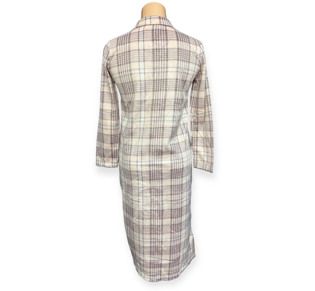 Minky Plaid Zip Lounger