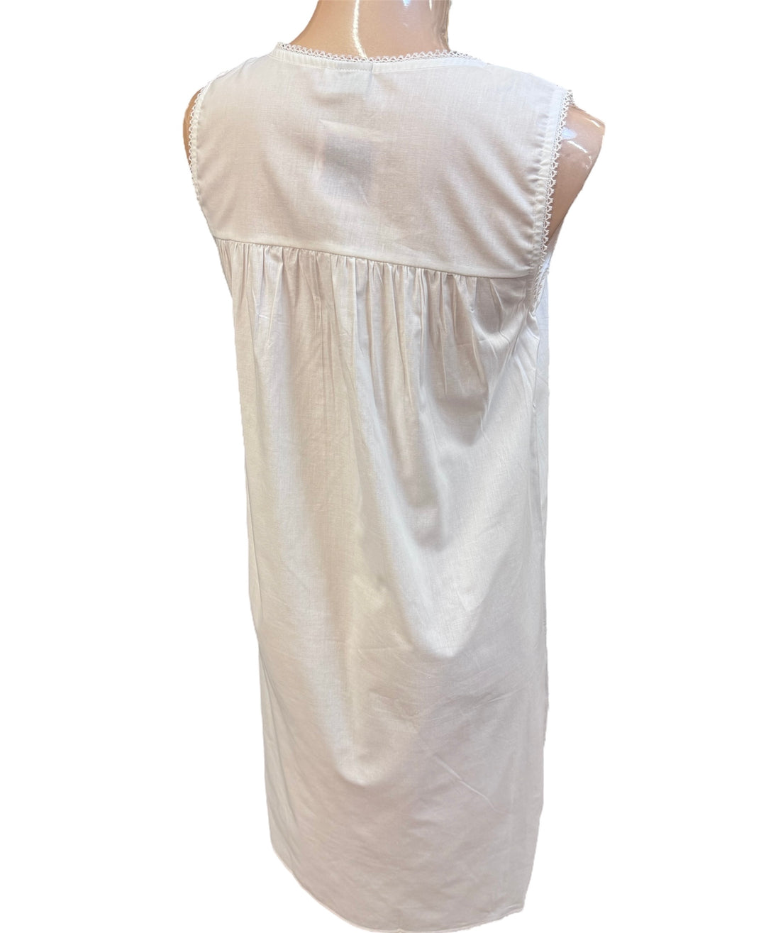 Sleeveless Cotton Nightgown