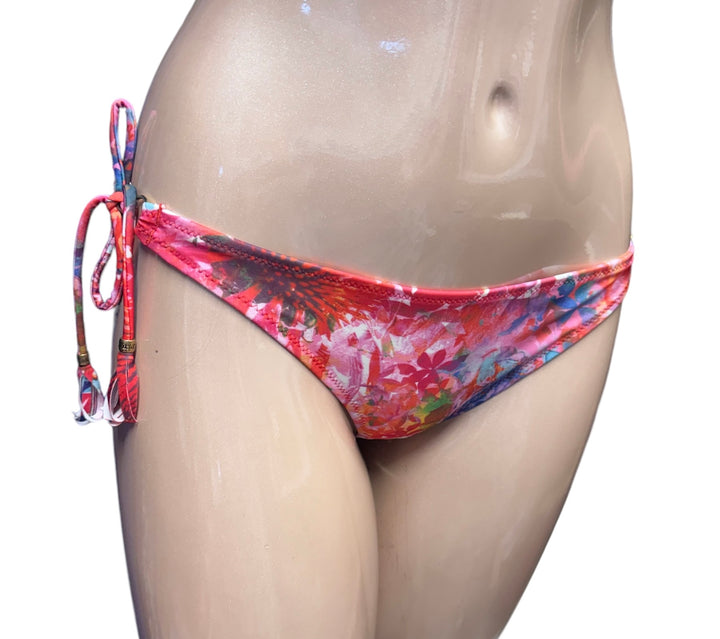 Tropical Dream High Leg Swim Bottoms - Size Medium