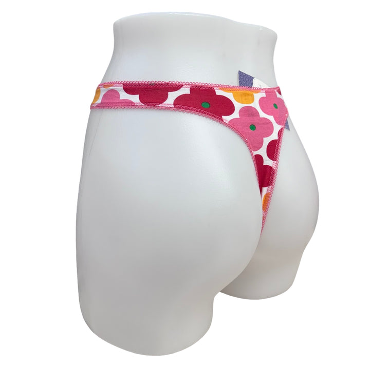 Printed Cotton Thong - Size X-Large