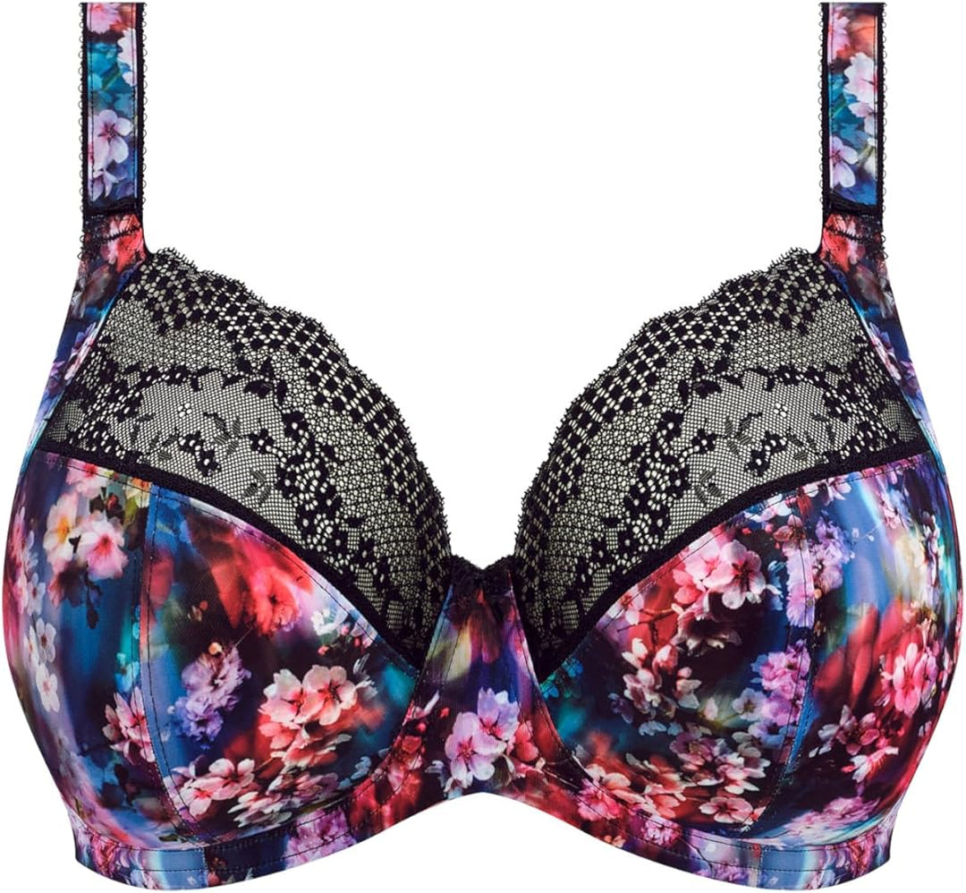 Elomi Lucie Underwire Plunge Stretch Bra - Cherry Blossom