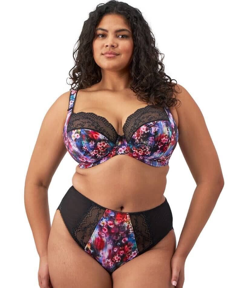 Elomi Lucie Underwire Plunge Stretch Bra - Cherry Blossom