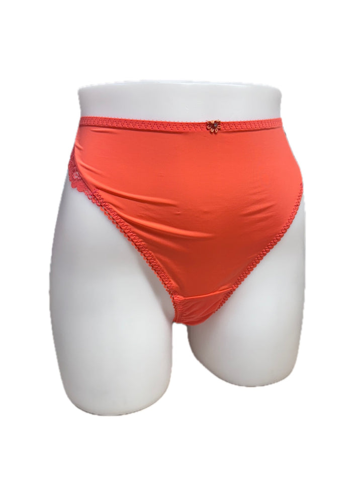 Orange Splash String Thong - Size 3 X