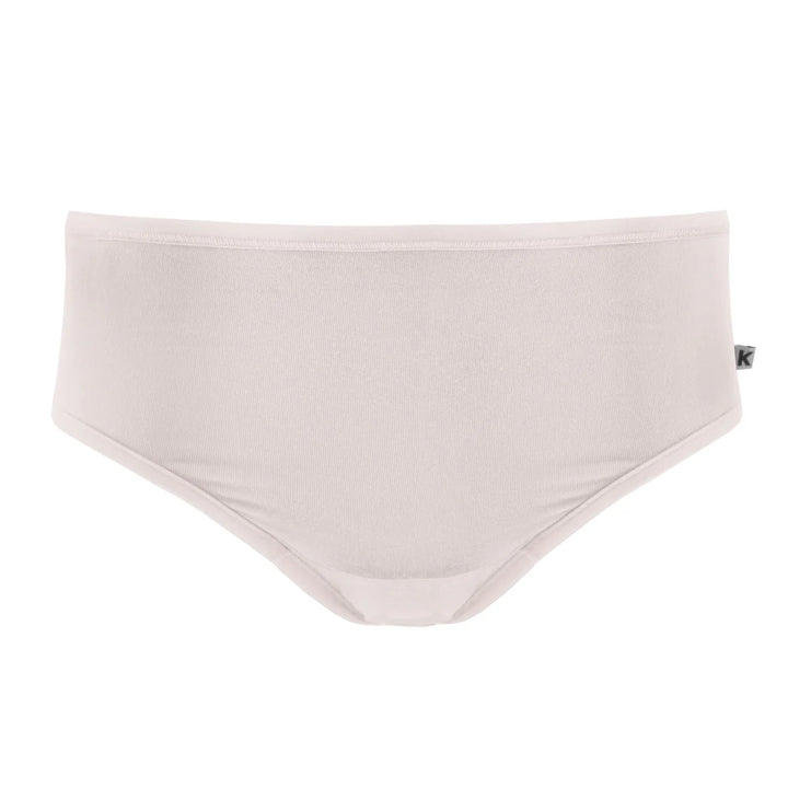 Kickee Solid Classic Brief  - Baby Rose