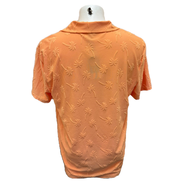 Retro Mandarine Short Sleeve Button Up