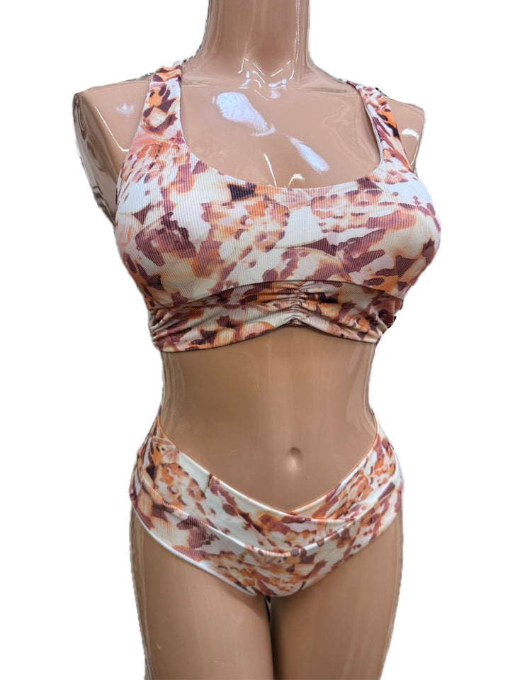 Earth Treasure Racerback Swim Top - Size Small