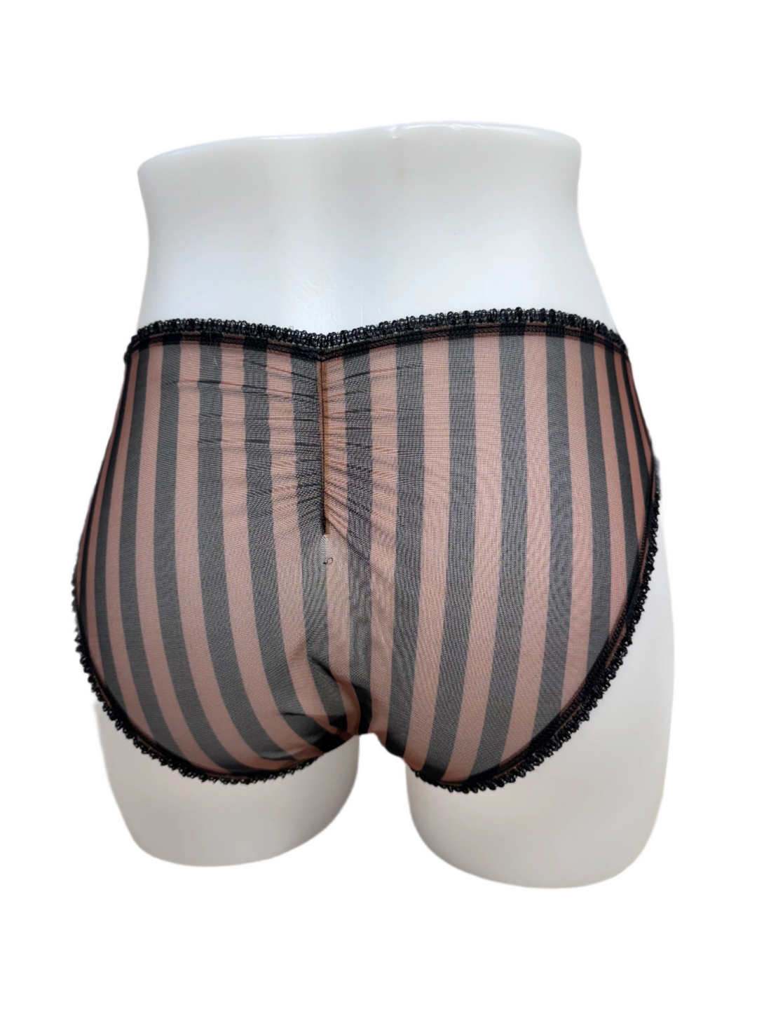 Freya Striped Hi-Cut Brief - Size Small